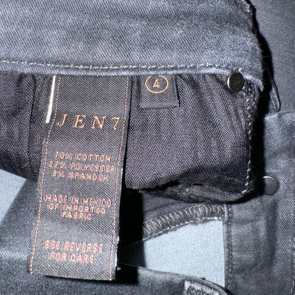 Jen 7 for all mankind dark grey skinny jeans. Size 4. - Picture 5 of 7